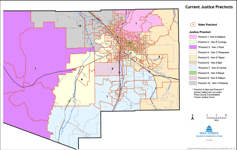 Pima County Precinct Map Bos Vote To Eliminate Jp5, Keep Voter Precincts Same | Local News Stories |  Gvnews.com