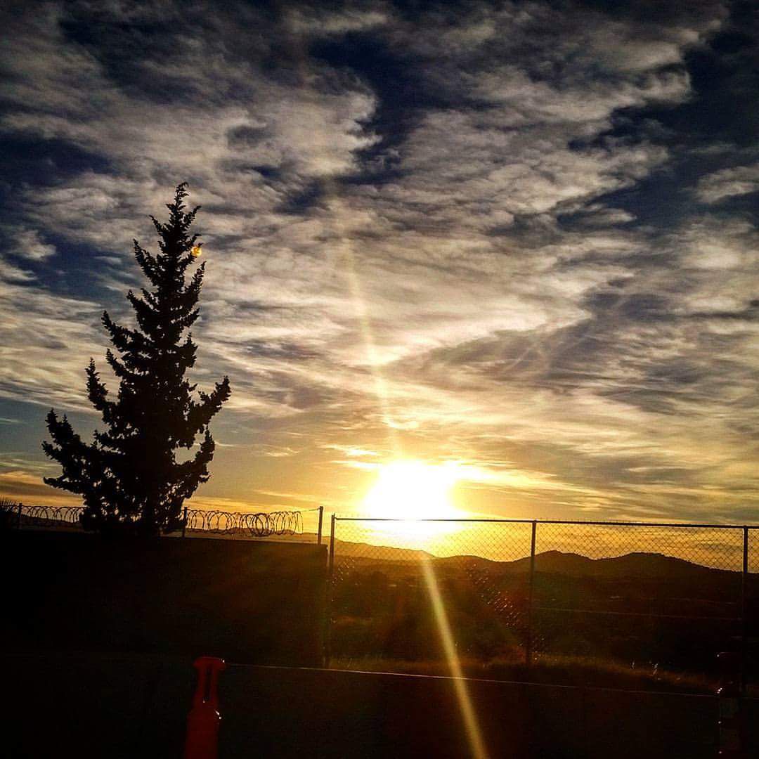 Sunset lens flare