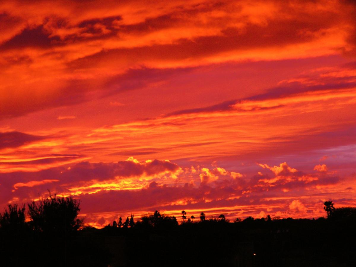 Sky afire