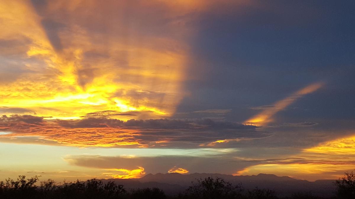 Burst of sunset