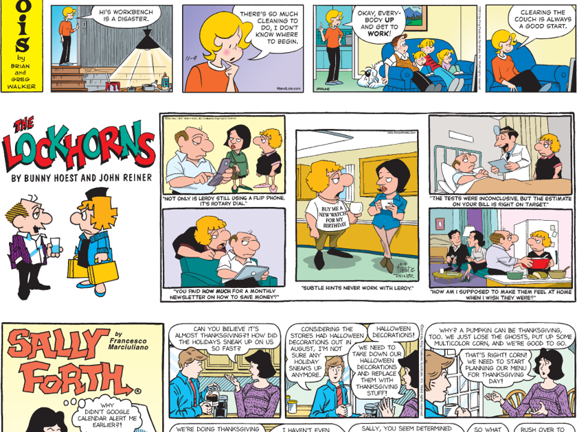 Sunday Comics 11/9/14 part2 Cartoons