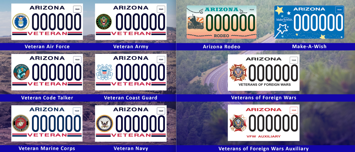 Arizona has 15 more specialty plates available Local News Stories