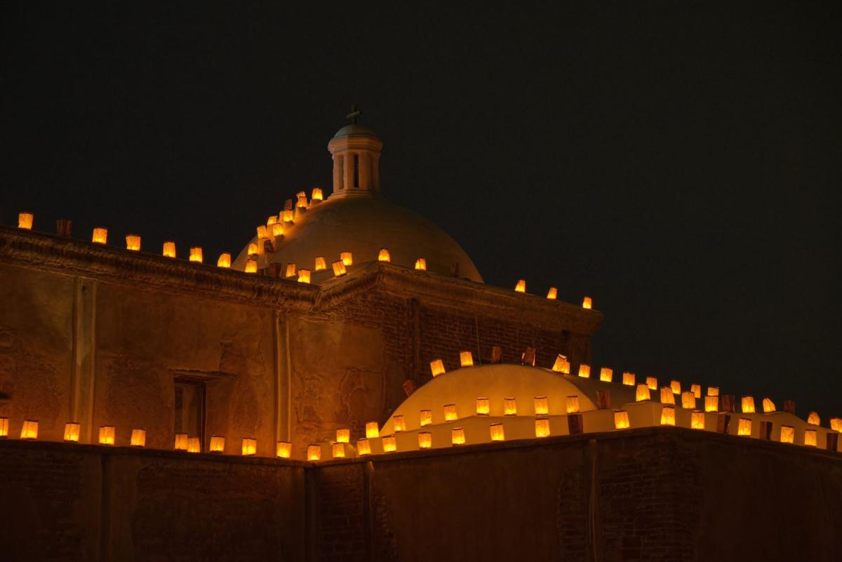 Tumacacori Mission Luminarias