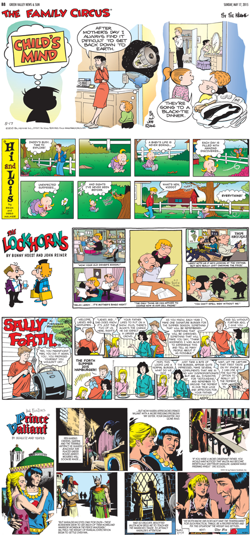 May 17 2015 Sunday Comics Part 2 Cartoons