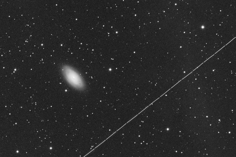 Asteroid passes by