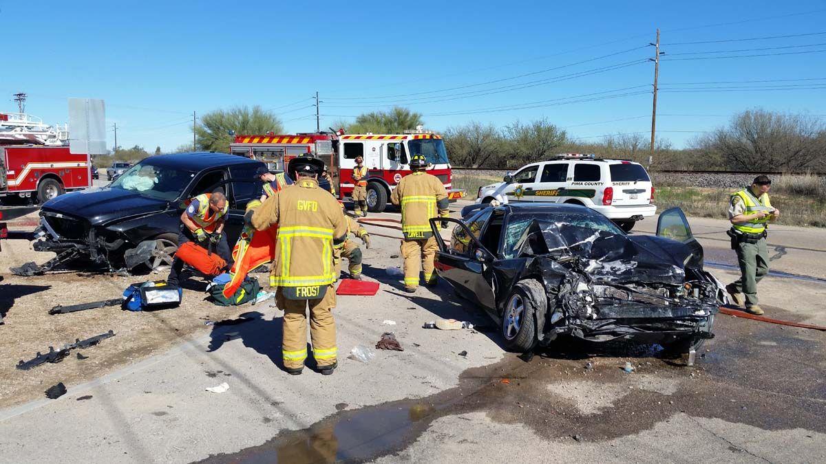 Two injured in headon crash in Green Valley Local News