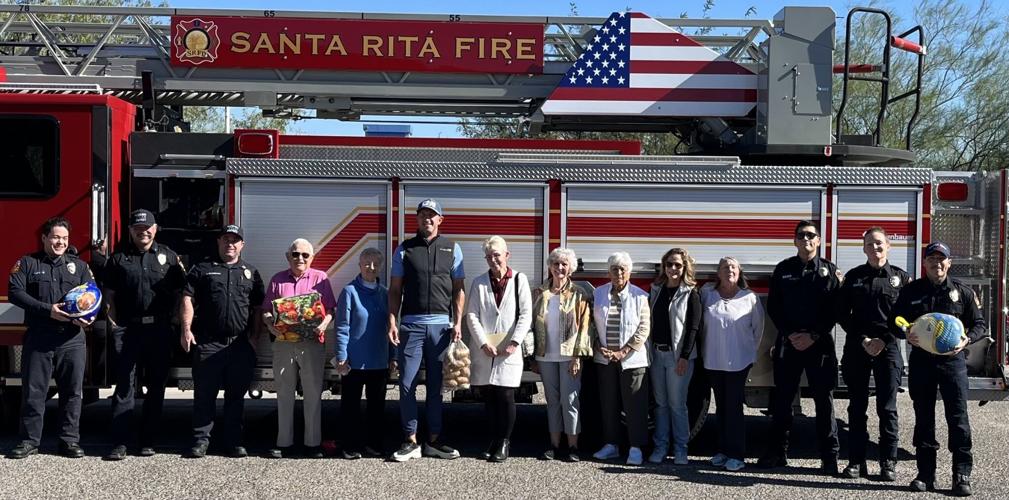 Fire Base Rita Annual donation brings Thanksgiving home to fire crews | Local News ...