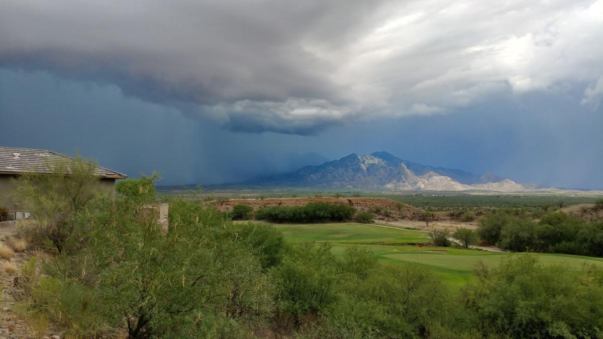 Monsoon coming Canoa Ridge