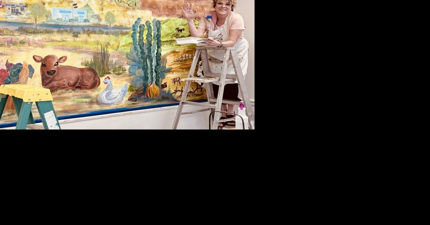 Painting community: Art teacher, Connections 4U bring healing art to Amado