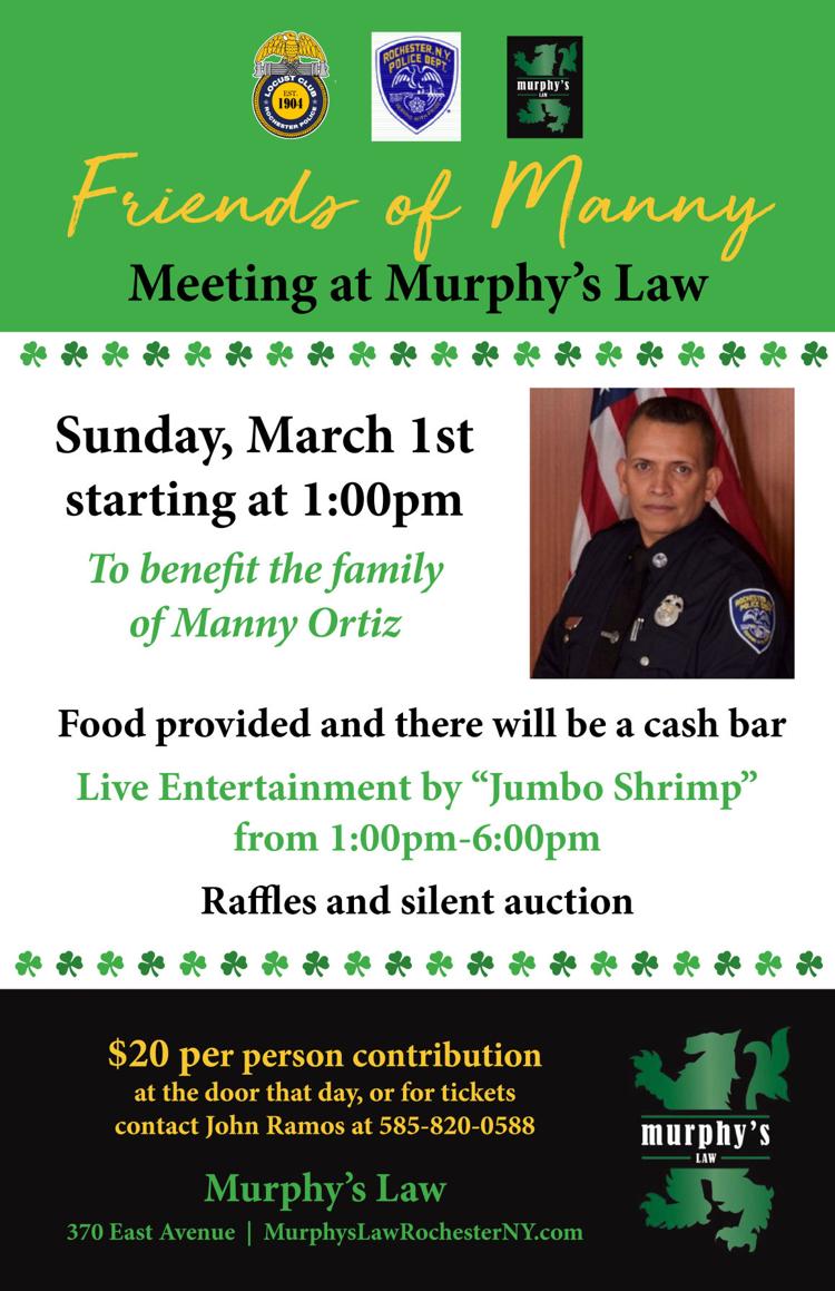 FUNDRAISER AT MURPHY’S LAW TO SUPPORT ORTIZ FAMILY - “Friends of Manny Meeting at Murphy’s Law”
