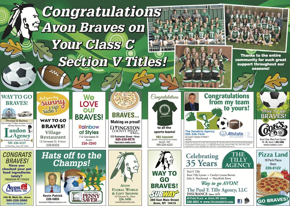 Special Promotions - Avon Braves | | gvpennysaver.com