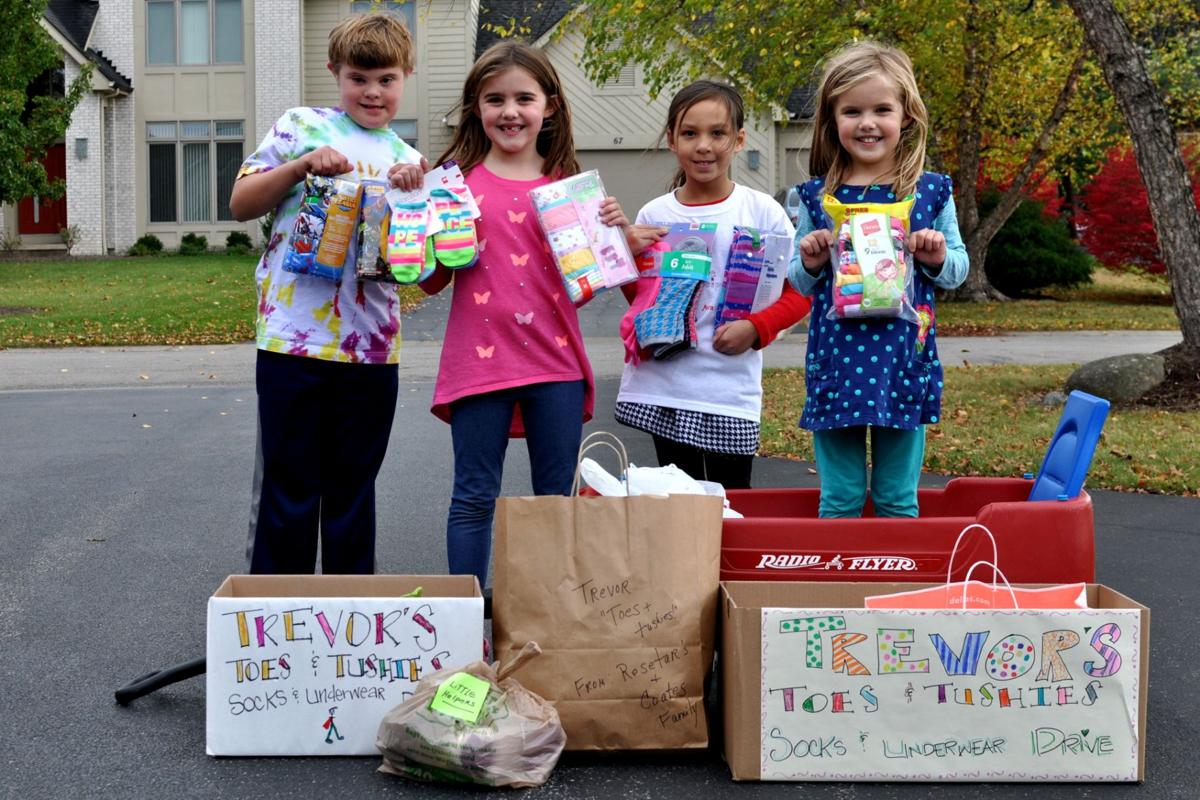 Trevor's Toes and Tushies Socks and Underwear Drive, Hometown Photos