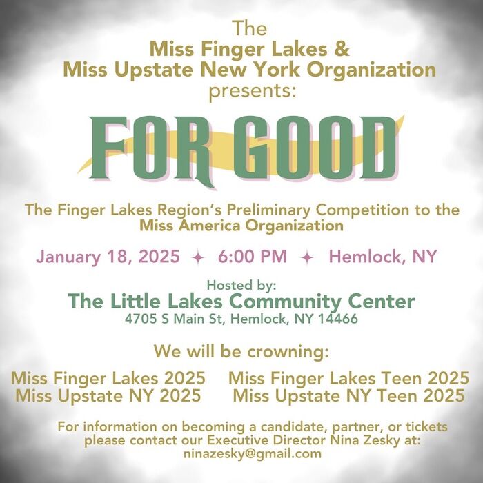 Miss Finger Lakes Competition | Hometown Events | gvpennysaver.com