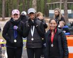 Kelly Webb, Payal Desai, and Maritza Rabliger with their medals.JPG