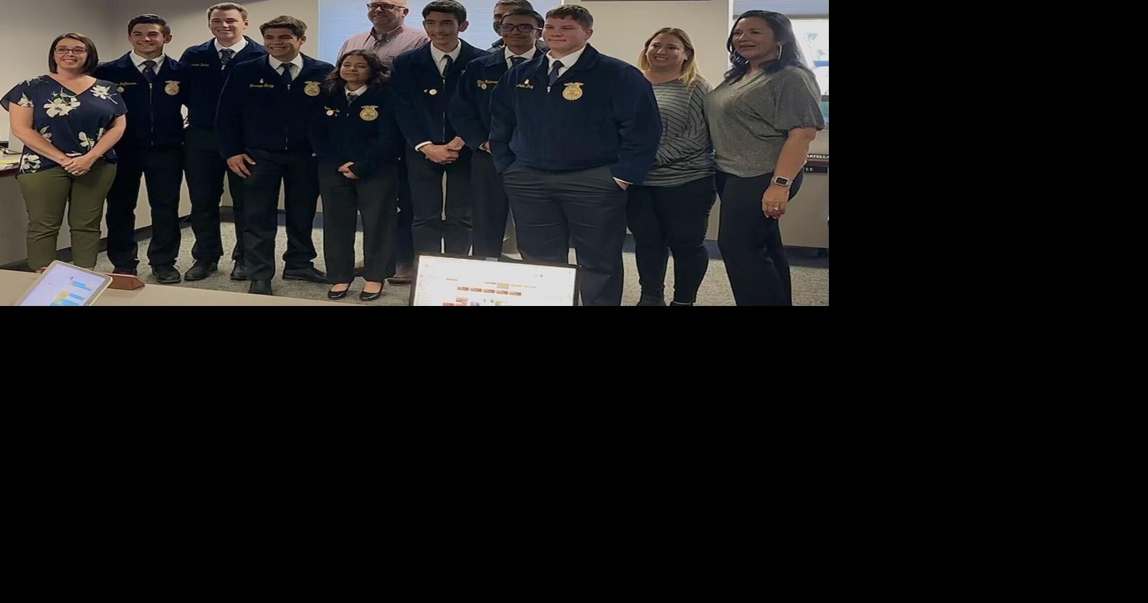 FFA students celebrate wins with district board members | Local News ...