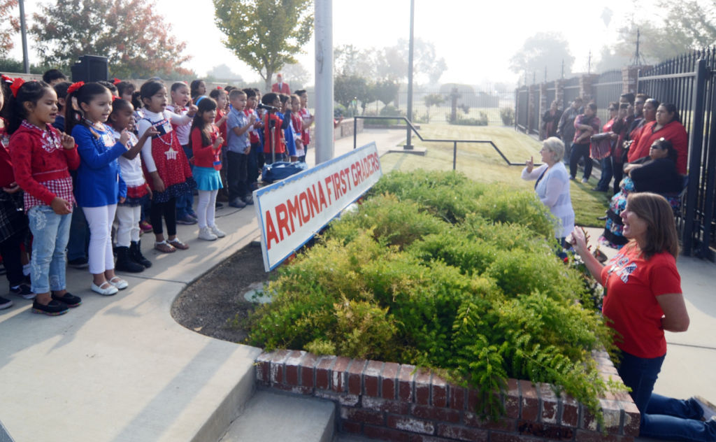 Armona students honor local vets Community
