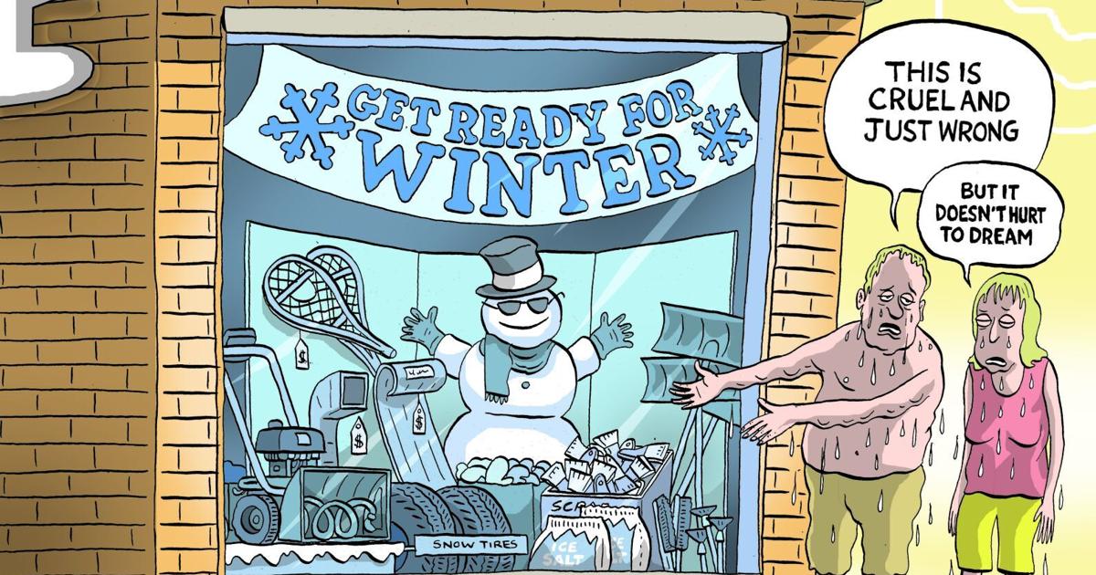 Sweltering Sign Editorial Cartoon: Sweltering | | hanfordsentinel.com