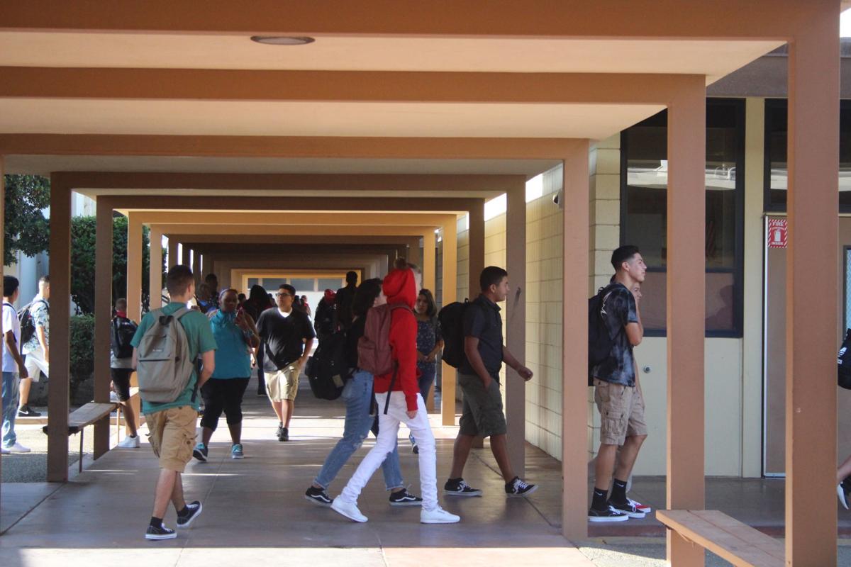Construction continues on the first day Lemoore
