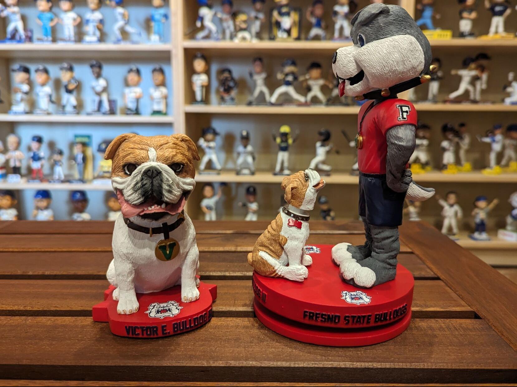 Official Fresno State Victor. E Bulldogs bobbleheads released