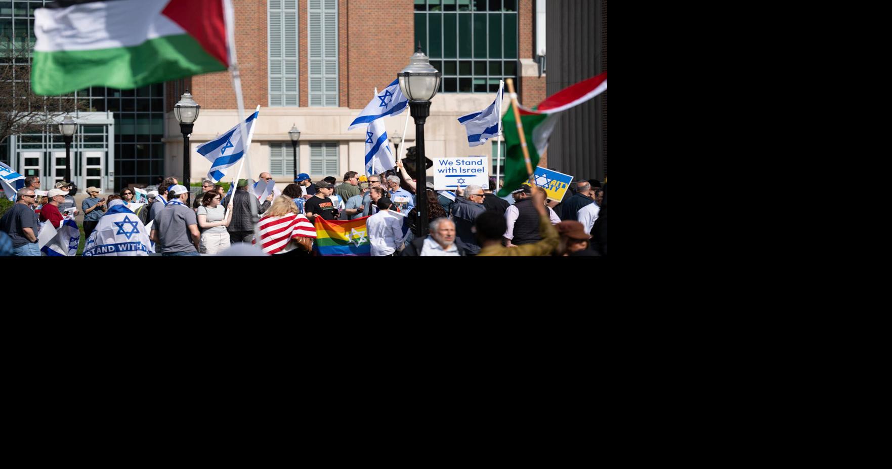 Protest, chalk graffiti follow Israeli soldier’s speaking event at University of Minnesota