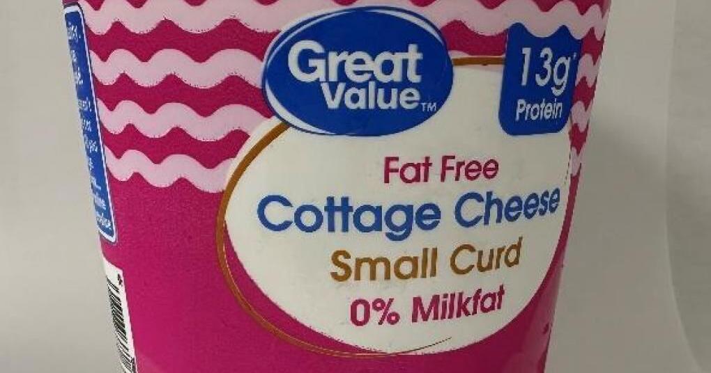 Cottage cheese recalled from Walmart stores in 24 states may be health danger