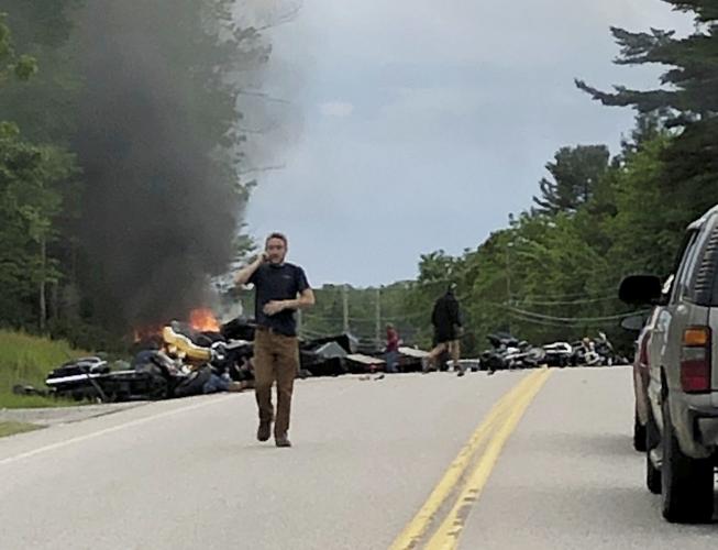 7 dead, 3 hurt in crash between pickup truck, motorcycles on rural New Hampshire highway | National News | hanfordsentinel.com