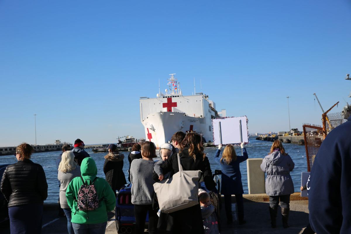 Hospital Ship Usns Comfort Returns To Norfolk After Completing