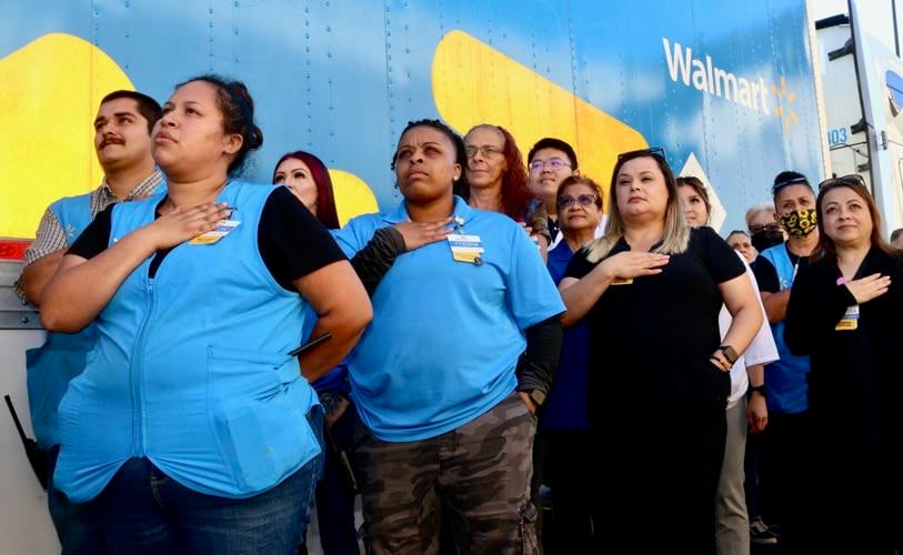 Hanford Walmart 'reopens' with new curbside pickup area, local