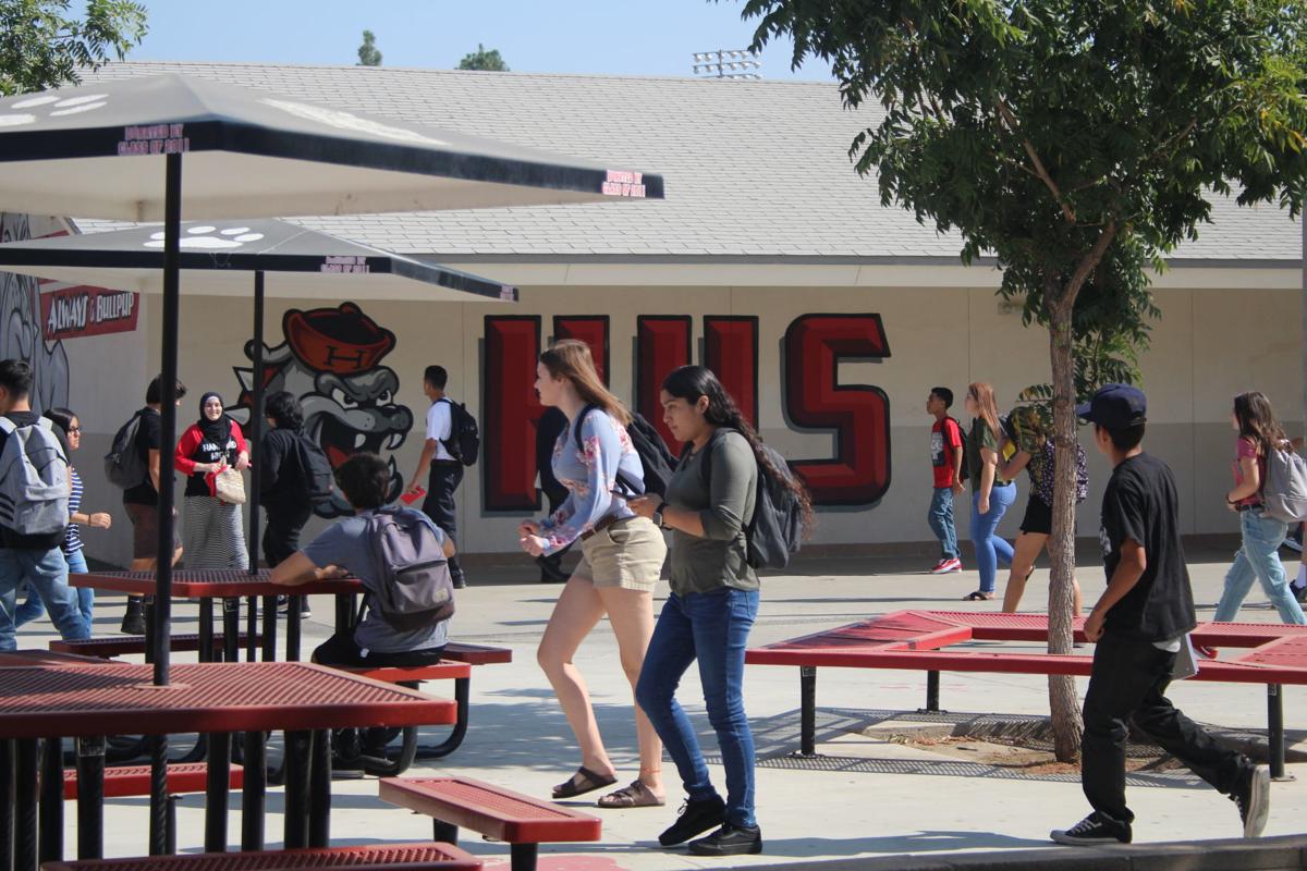 Hanford high school students go back to school Local