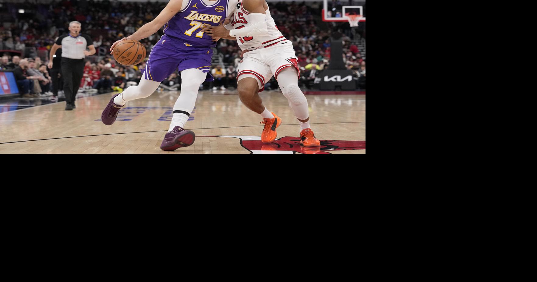 Luka Doncic puts on a show, scoring 46 points in Lakers’ win over Bulls ...