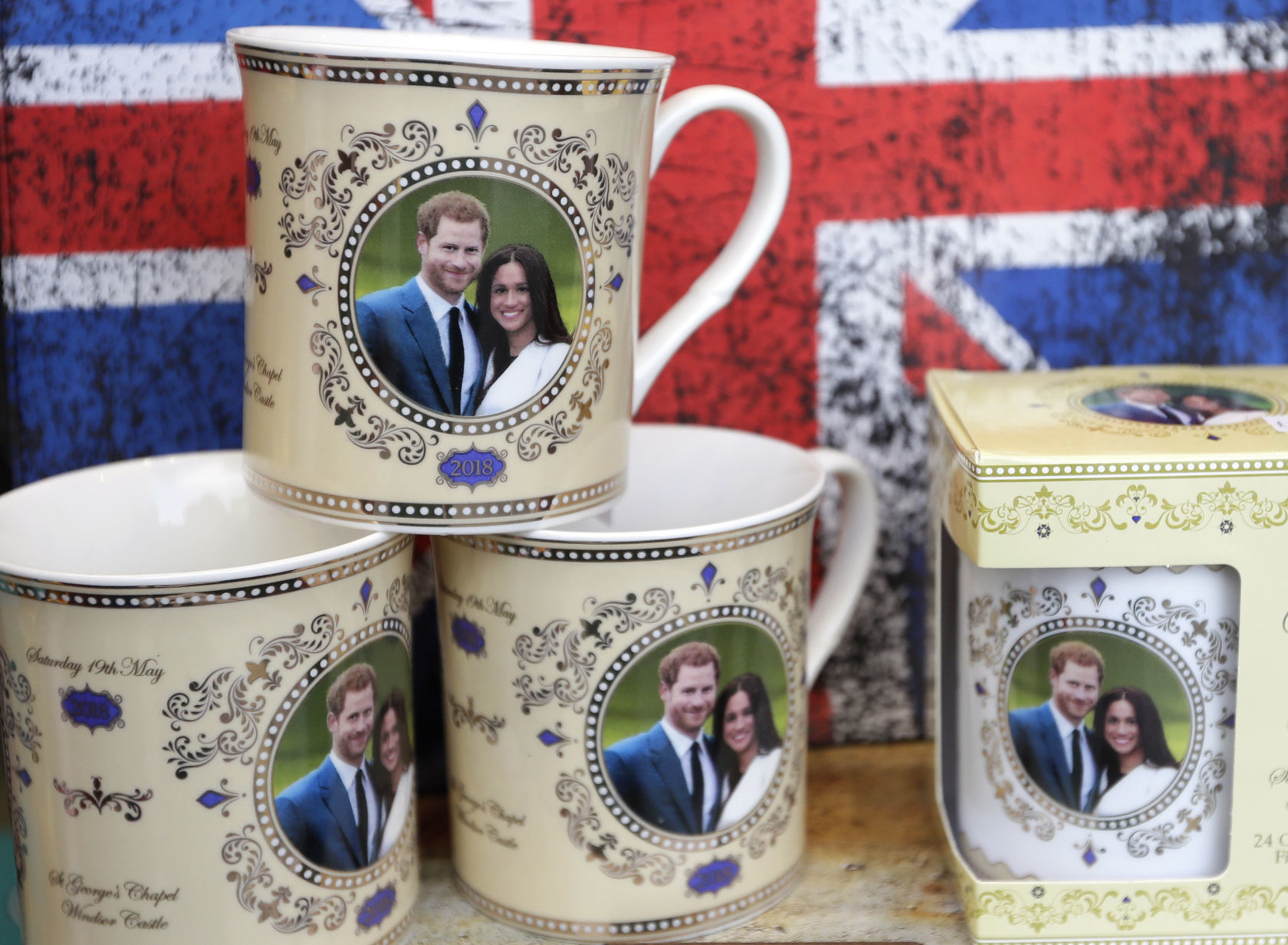 Royal Wedding Mug Prince Harry Meghan Markle 2018 Royal Wedding Souvenir Gift 