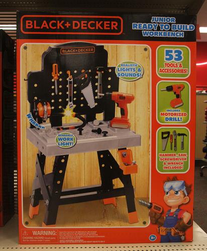 Black and Decker Junior Ready-to-Build Work Bench with 53