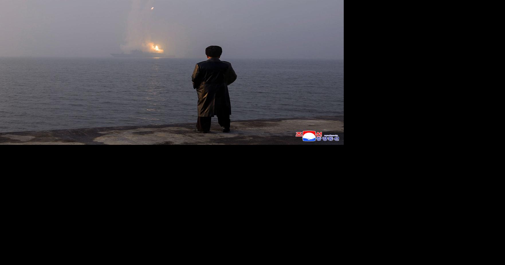 N. Korea tests missiles as US reportedly moves arms to Mideast