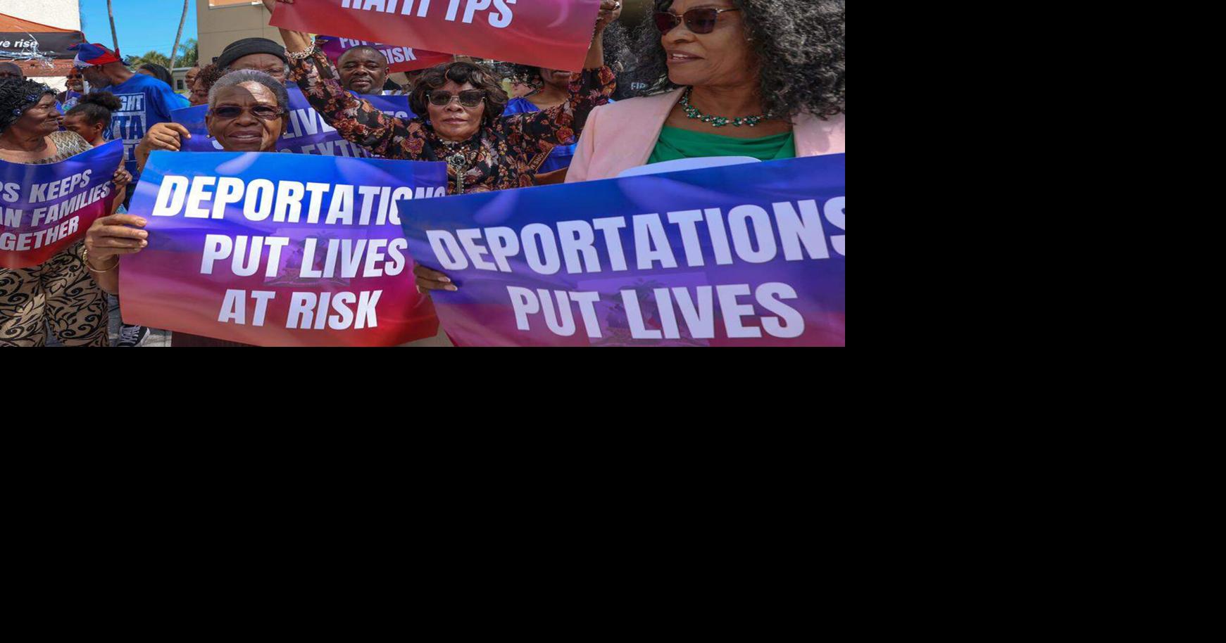 Dozens rally in North Miami for Haiti TPS extension ahead of Supreme Court hearing