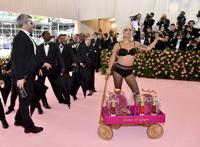 Brandon Maxwell, Lady Gaga, wearing Brandon Maxwell at THE METROPOLITAN  MUSEUM OF ART'S COSTUME INSTITUTE BENEFIT