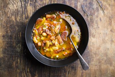 Food-MilkStreet- Spanish Chorizo, Ham and White Bean Stew