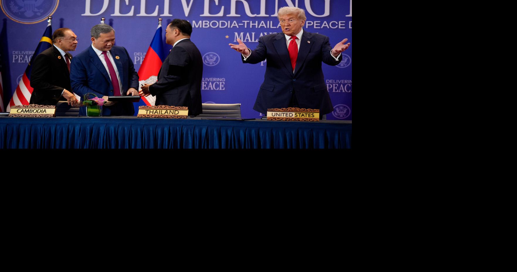 Cambodia and Thailand to disarm their border after Trump’s peace deal ...