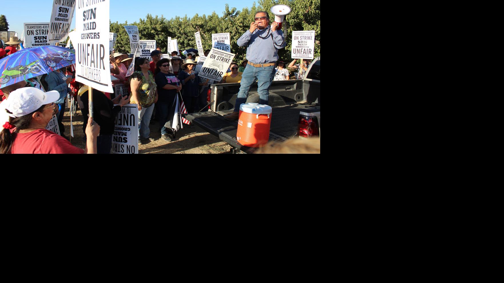 Sun Maid Workers Strike Kingsburg Recorder Hanfordsentinel Com