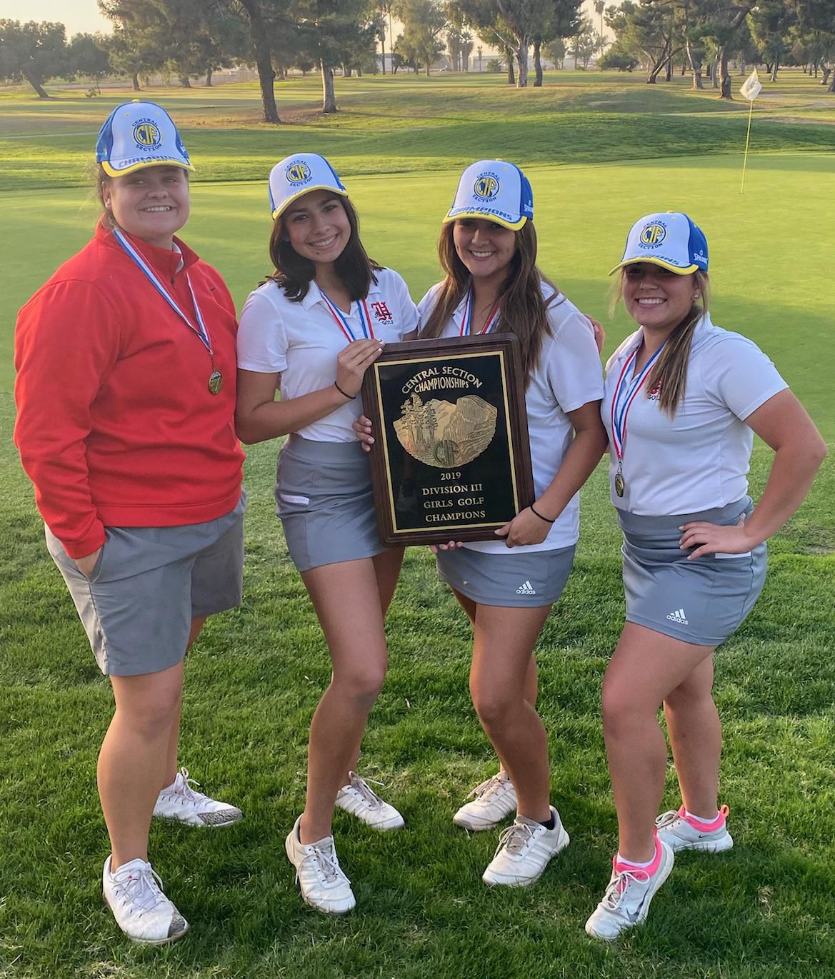 Championship swing Hanford girls golf wins firstever Central Section