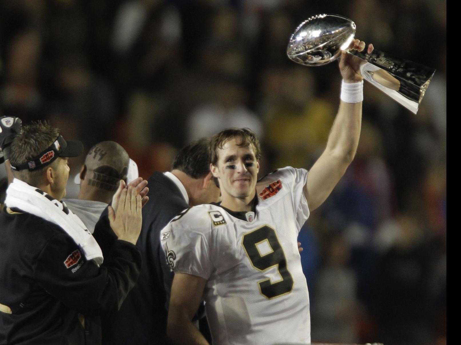 Vince Lombardi Trophy, Super Bowl 44, XLIV New Orleans Saints