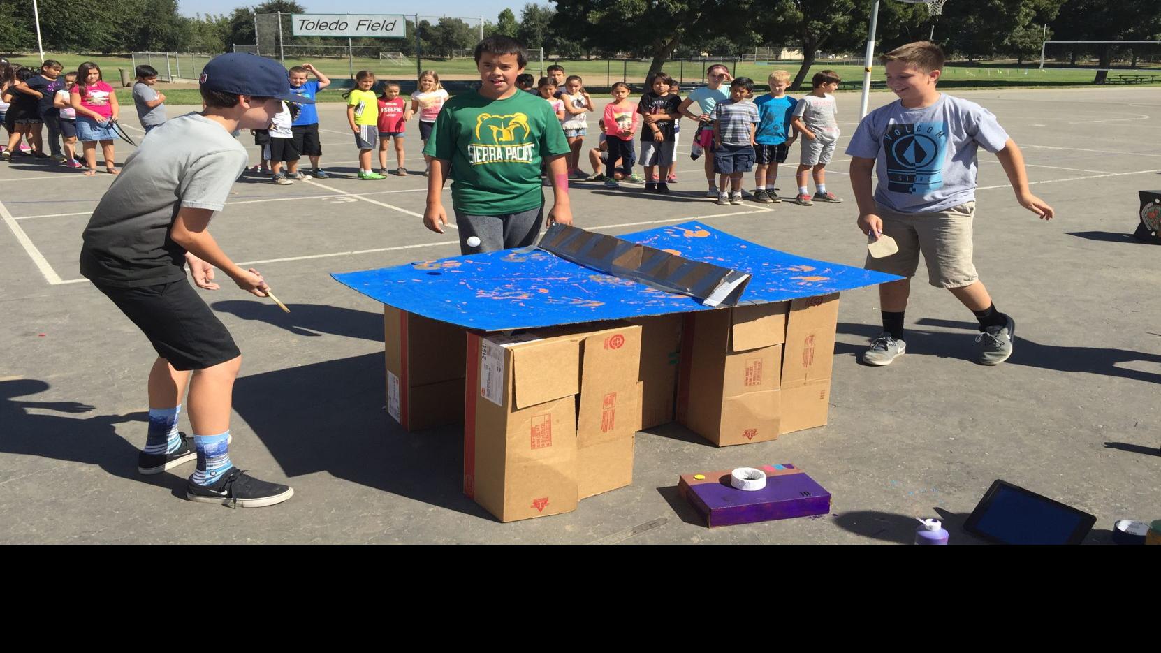 Hanford Area Students Get Creative With Cardboard Local