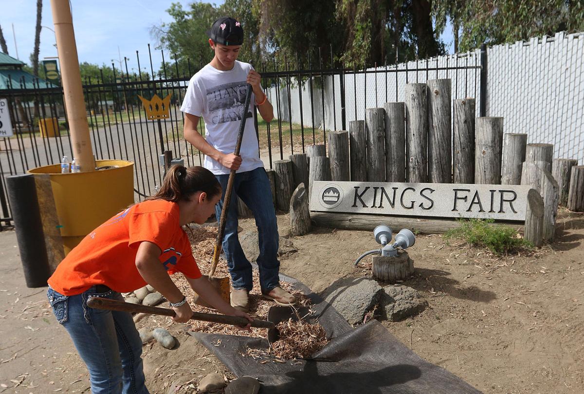 Kings Fair cleanup by volunteers