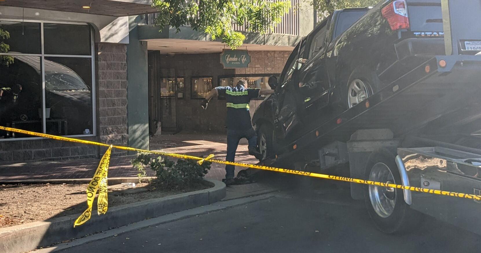Hanford Police believe man who drove truck into downtown business tried to shoot employees - Vimarsana News