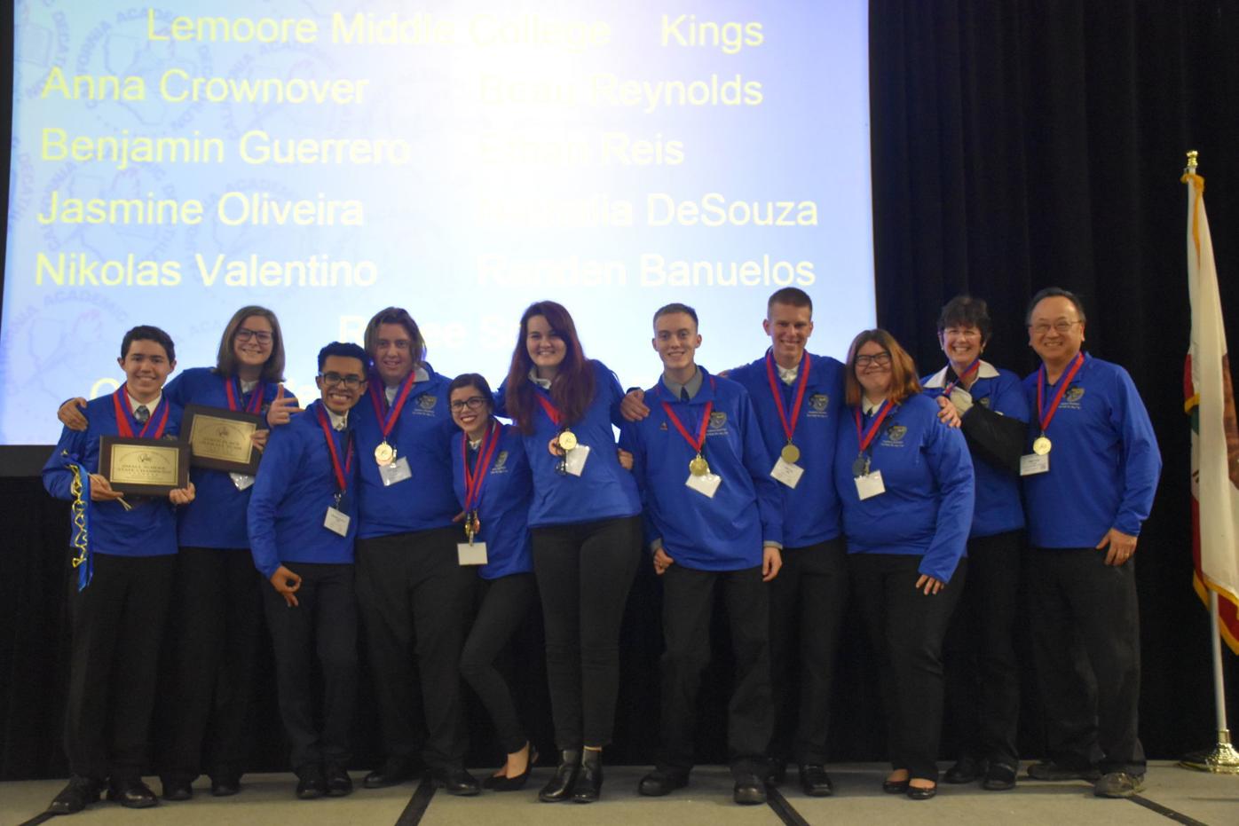 Lmchs Academic Decathlon Team Wins Again At State Local Hanfordsentinel Com