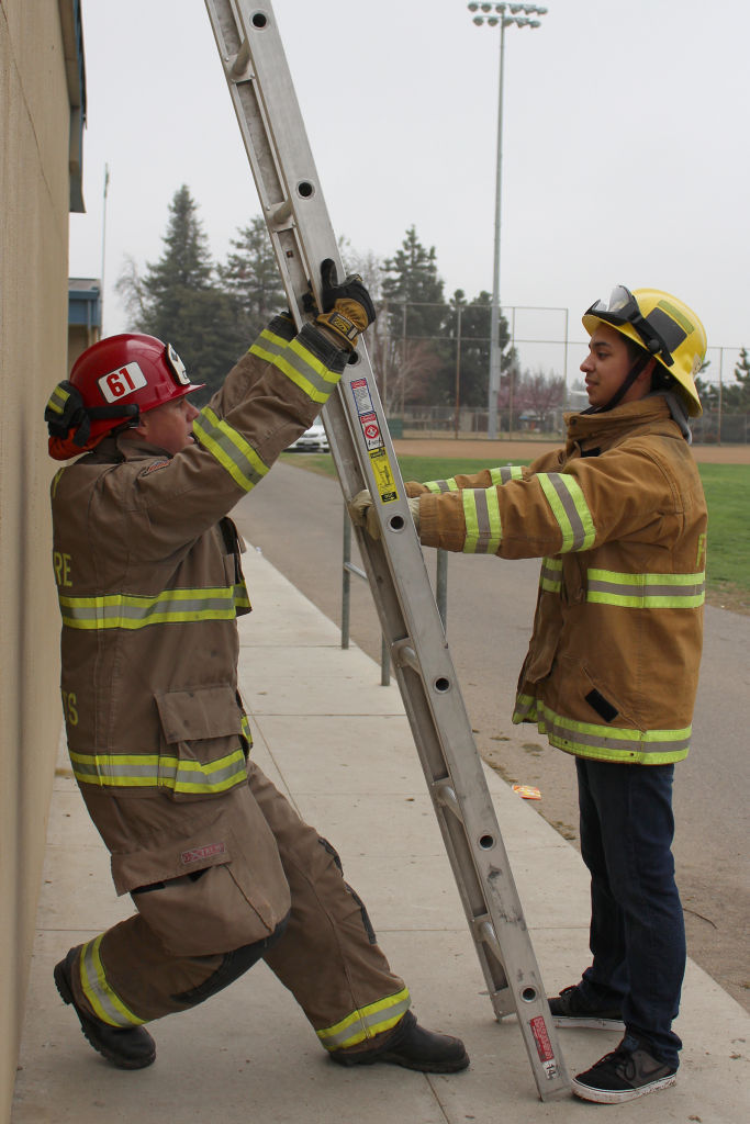 Firefighter training through VROP gives students handson training