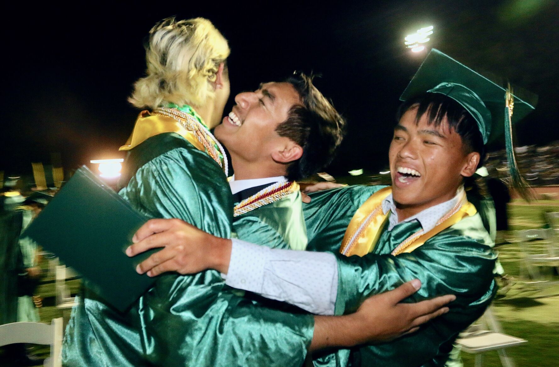 Sierra Pacific High grads toss their caps in cool breeze | Local