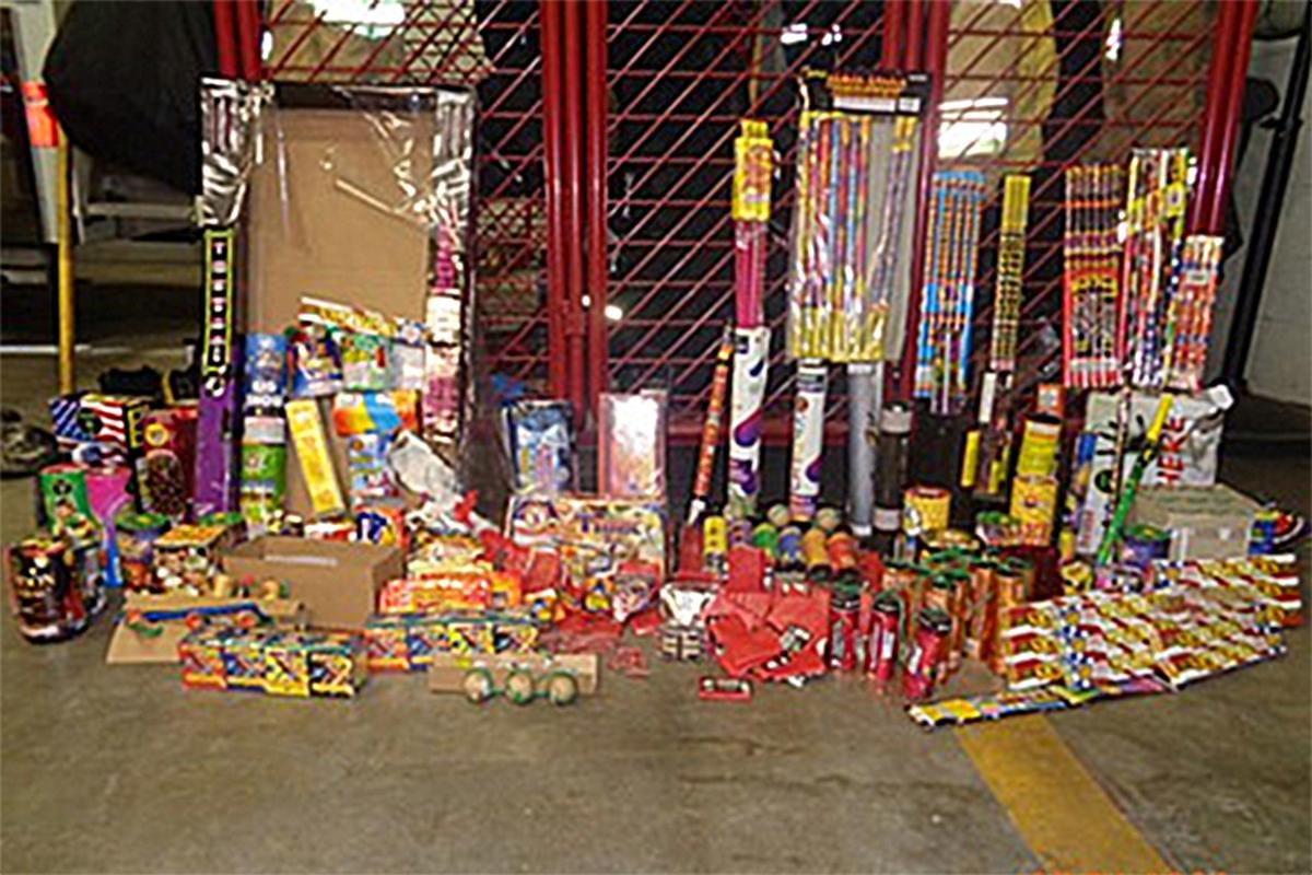 Fireworks Taskforce: Confiscated