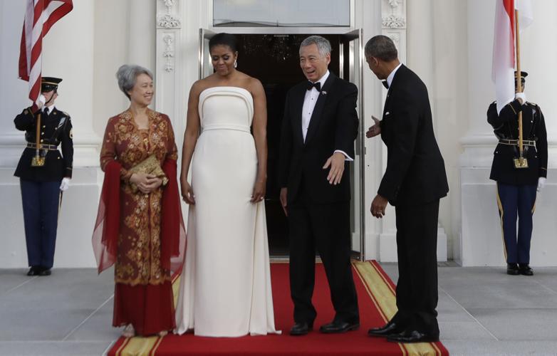 michelle state dinner dress Michelle Obama's State-Dinner Dresses