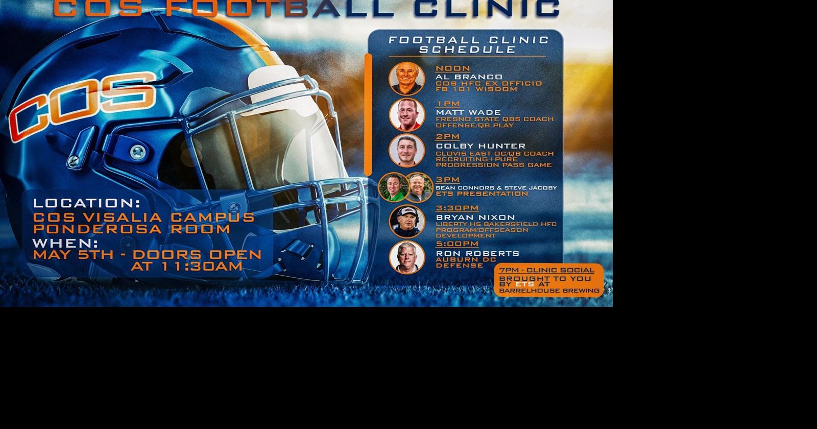 Auburn DC and Visalia native Roberts to speak at COS Football Clinic ...