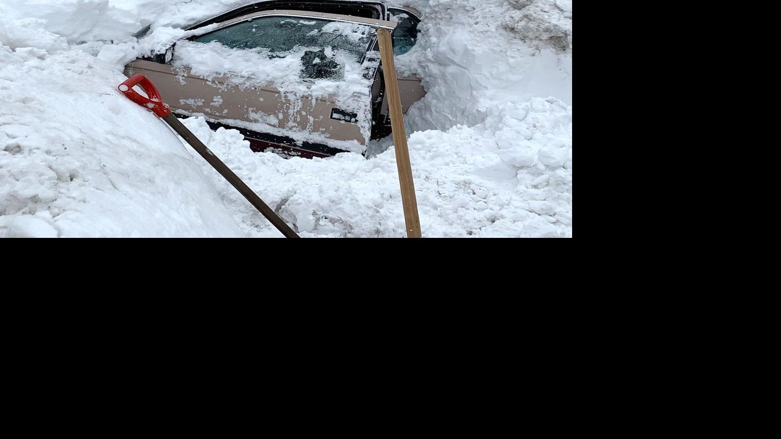 California snowplow driver finds woman alive inside car buried in snow